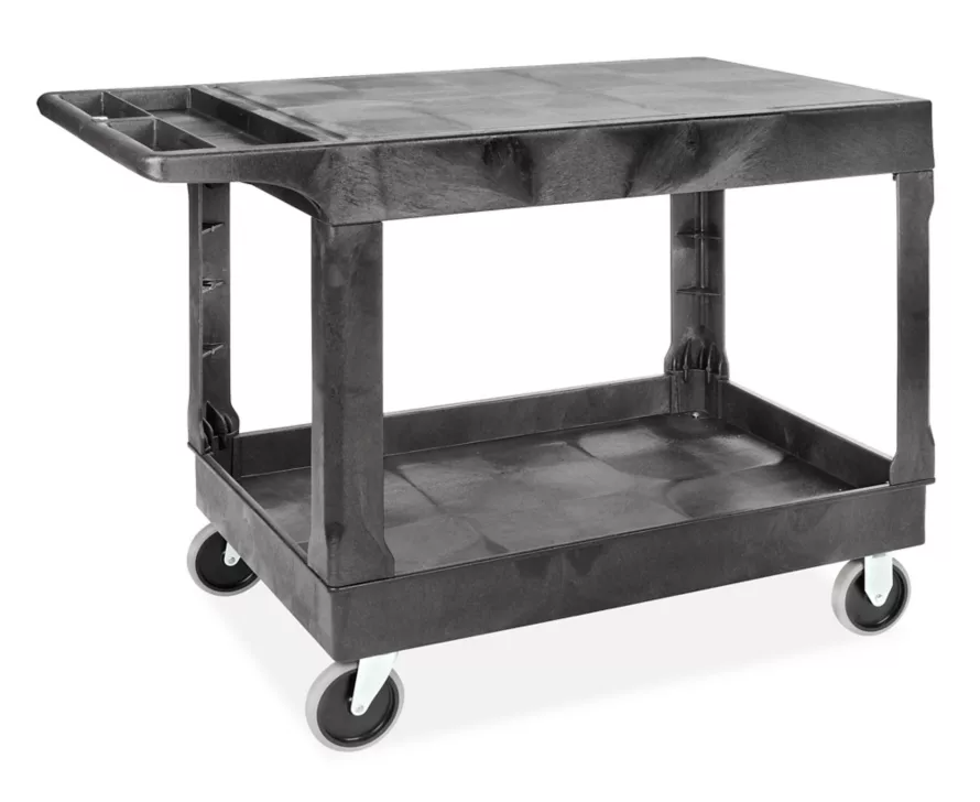 Uline Flat Shelf Utility Carts