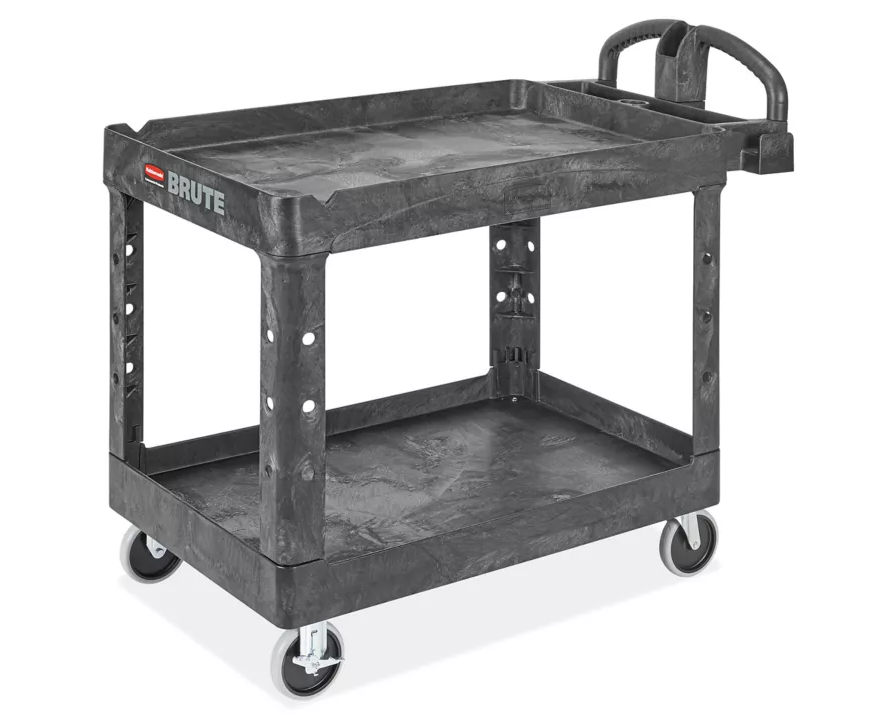 Rubbermaid Utility Cart – Heavy Duty Rolling Cart (Model H-2471)