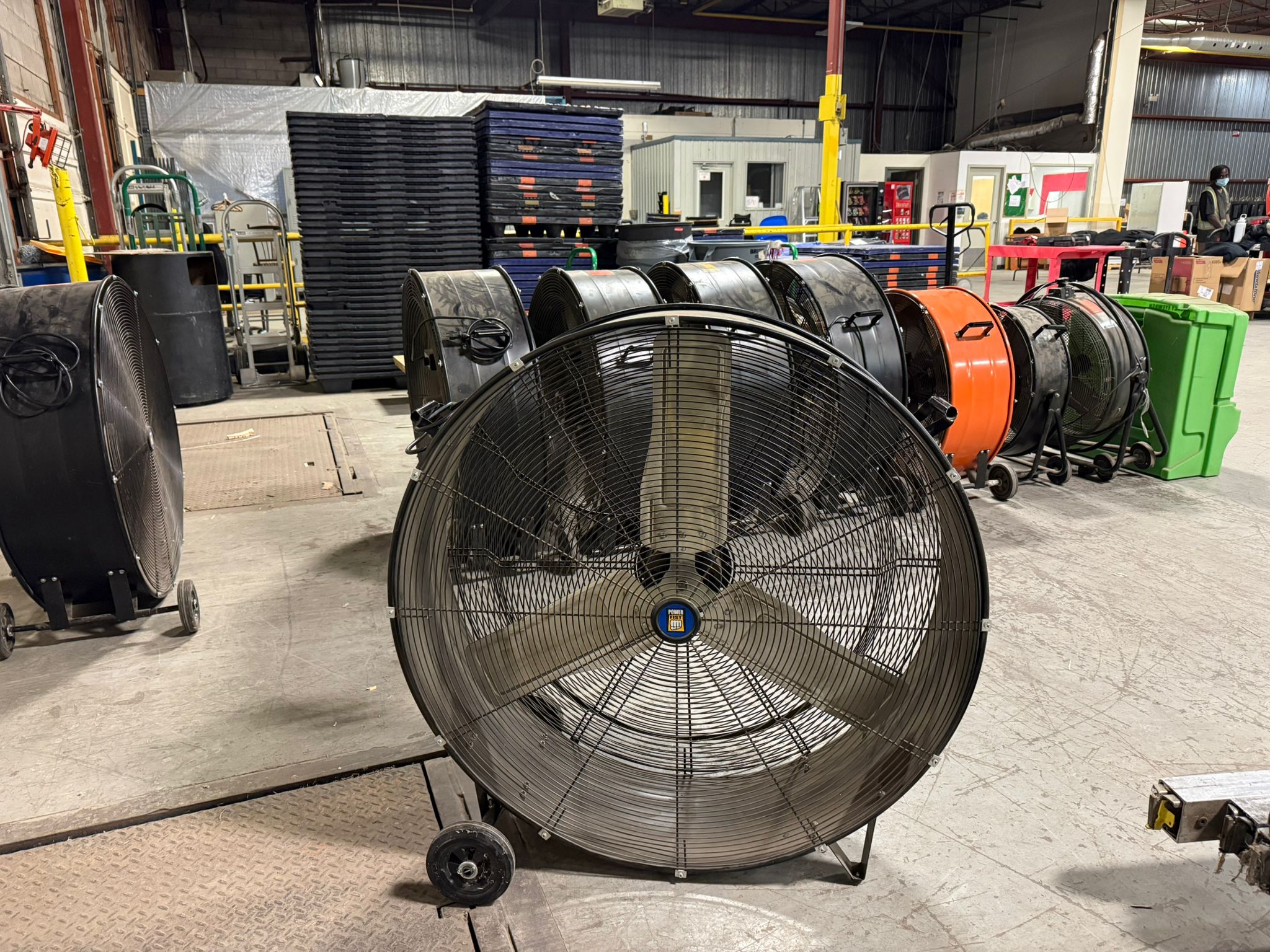 Powerfist 36" Industrial Drum Fan – Heavy Duty Warehouse Fan