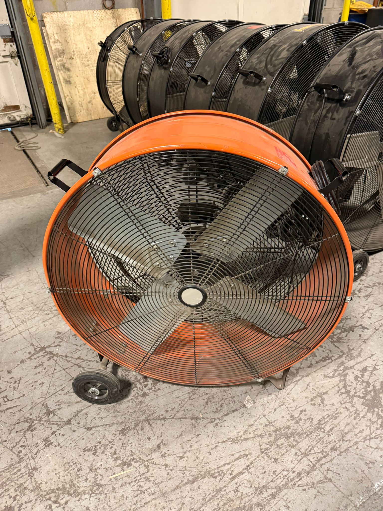 32" Industrial Drum Fan – High Velocity Warehouse Fan