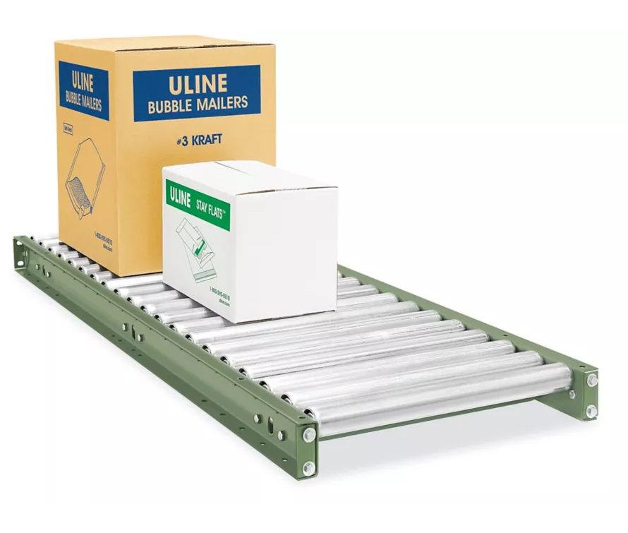 Gravity Roller Conveyor – 60" × 24" With Stand (Industrial)